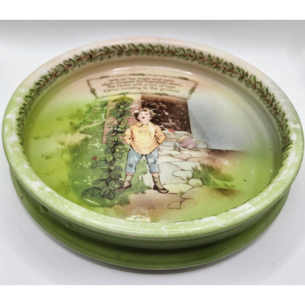 Vintage Royal‎ Bayreuth Bavaria Jack And The Beanstalk Children's Bowl
